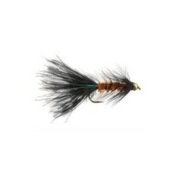Wooly Bugger Orange Black - 1