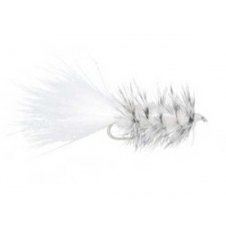 Wooly Bugger White Grizzly - 1