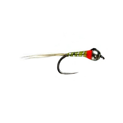 Perdigon Nymph  Light Olive Barbless